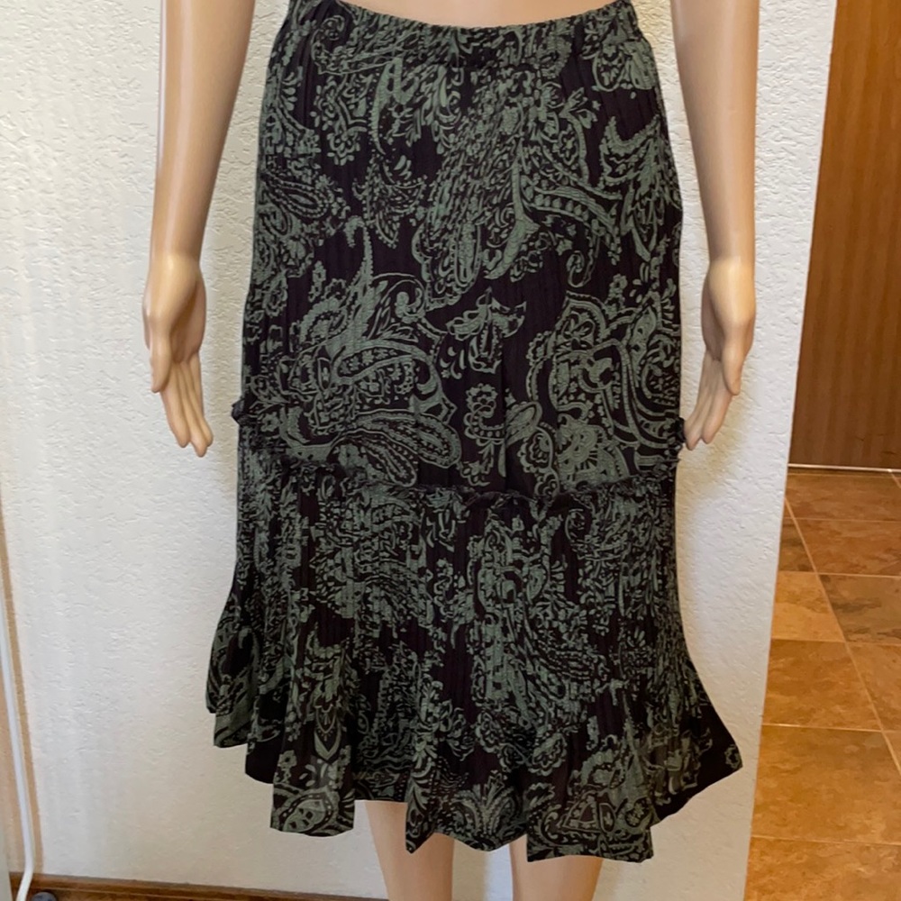 Allison Taylor Drk Brown and Green Skirt